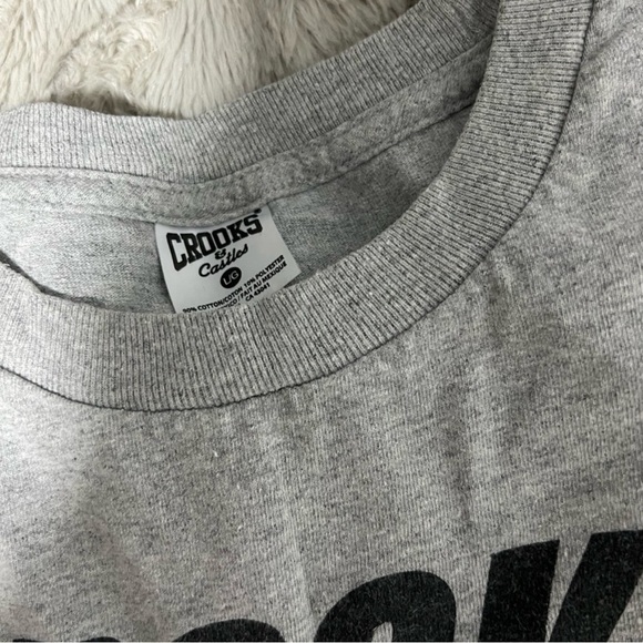 crooks and castles racing logo long sleeve top - Picture 2 of 2